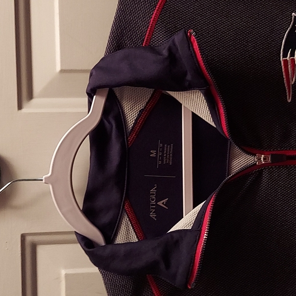 Men's 1/4 zip New England Patriots pullover - Picture 6 of 8